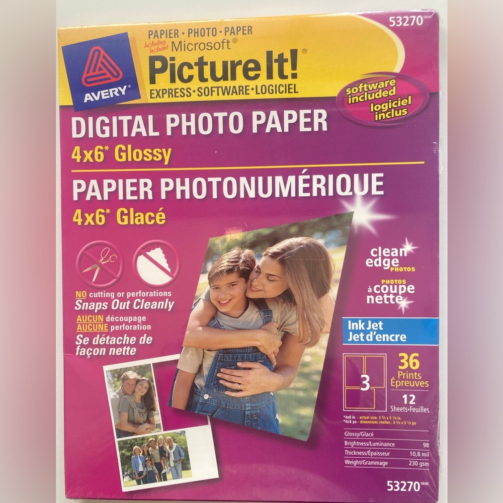 Brand new sealed Avery digital photo paper
